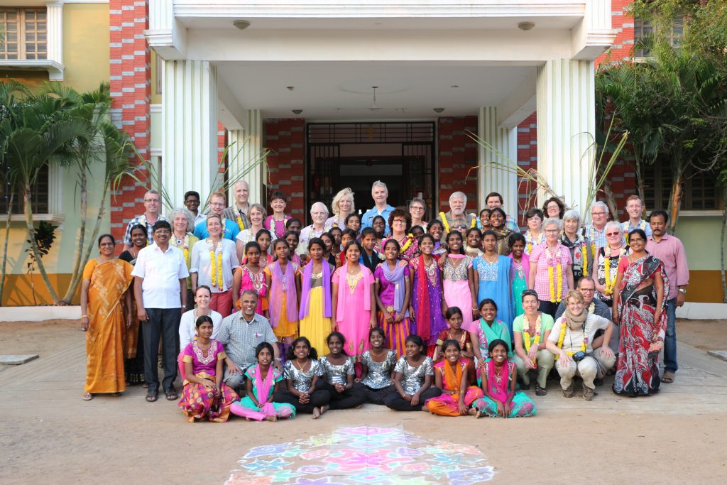 Förderer und Unterstützer auf Indienreise in Karunai